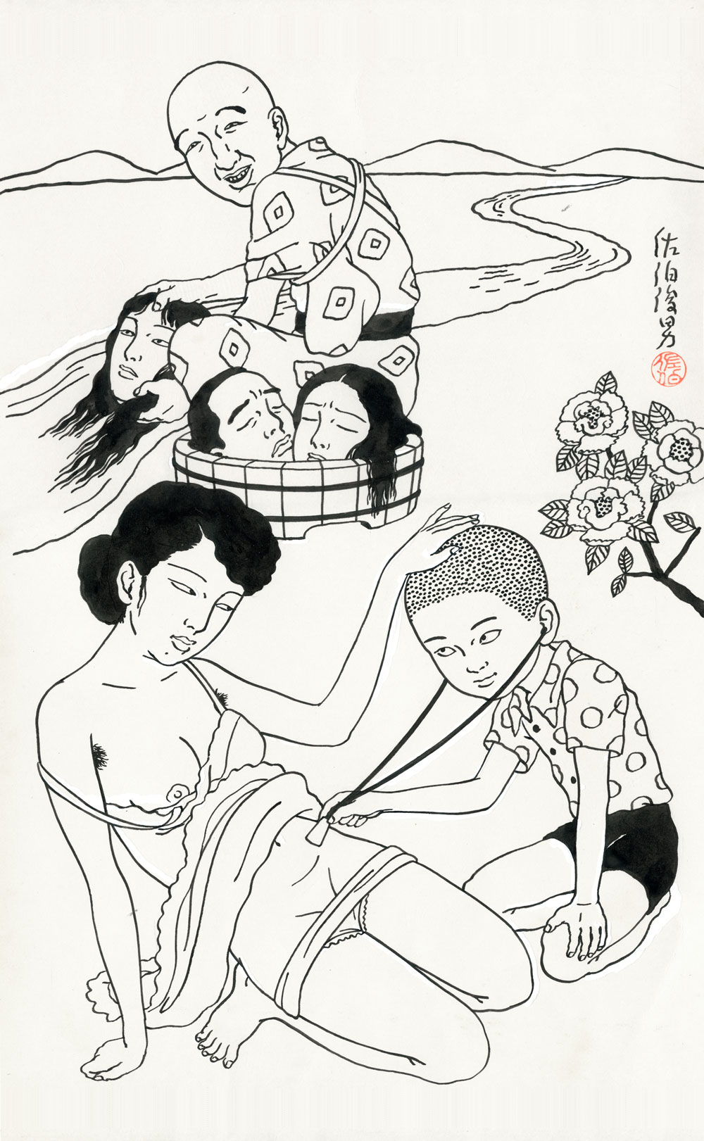 Desenho japonês erótico